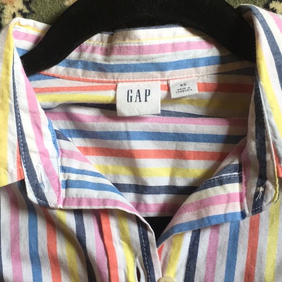 GAP striped button down shirt - Picture 2 of 3
